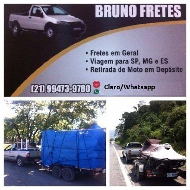Foto 1 - Frete mudana e reboque de motos todo brasil