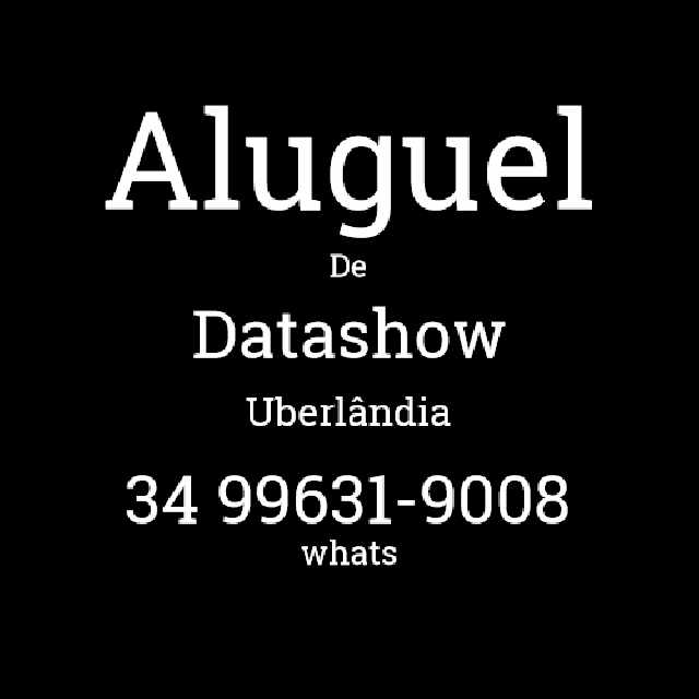 Foto 1 - aluguel datashow uberlândia